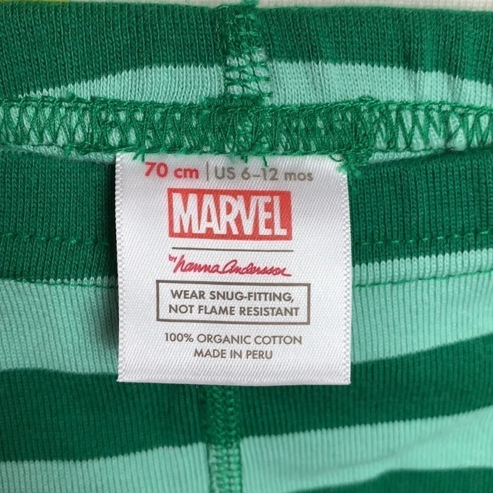Hanna Andersson Marvel Groot Long John Pajamas